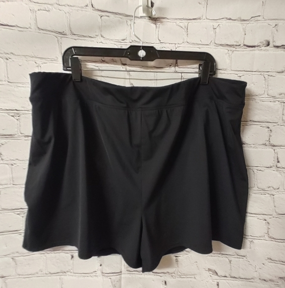 Lands' End 24W Black Swim Shorts Panty Liner 24W - Picture 1 of 14